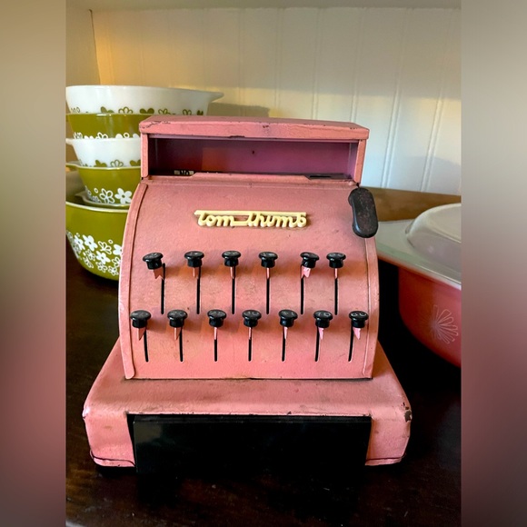 Vintage Other - Vintage Retro Pink Tom Thumb Toy Cash Register❤️